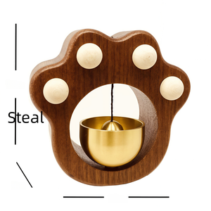Sonnette de porte artisanale en bois, carillon éolien sans fil, sonnette d'<span class=keywords><strong>entrée</strong></span> décorative pour l'ouverture de la <span class=keywords><strong>maison</strong></span>, décoration intérieure - Product Image 4