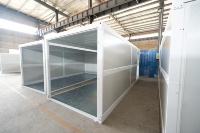 Maison conteneur pliable de 20 pieds, structure en acier, certifiée CE, étanche, bureau préfabriqué, dortoir pour projets d'infrastructure