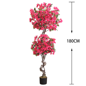 JWT3756 Decoración de la boda Buganvillas artificiales Flores de plástico táctiles en macetas para plantas artificiales - Product Image 5