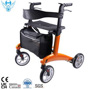 Andador <span class=keywords><strong>con</strong></span> Ruedas <span class=keywords><strong>para</strong></span> <span class=keywords><strong>Adultos</strong></span> Mayores, de Fibra de Carbono, Multifuncional, <span class=keywords><strong>con</strong></span> <span class=keywords><strong>Asiento</strong></span>, Ayuda <span class=keywords><strong>para</strong></span> Caminar Portátil, Plegable en un Segundo, Capacidad de 136 kg - Product Image 2