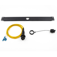 Caja de Conexiones de Fibra Óptica de Haz Expandido Exactcables Marca Tbe de 4 Núcleos y Conectores HMA