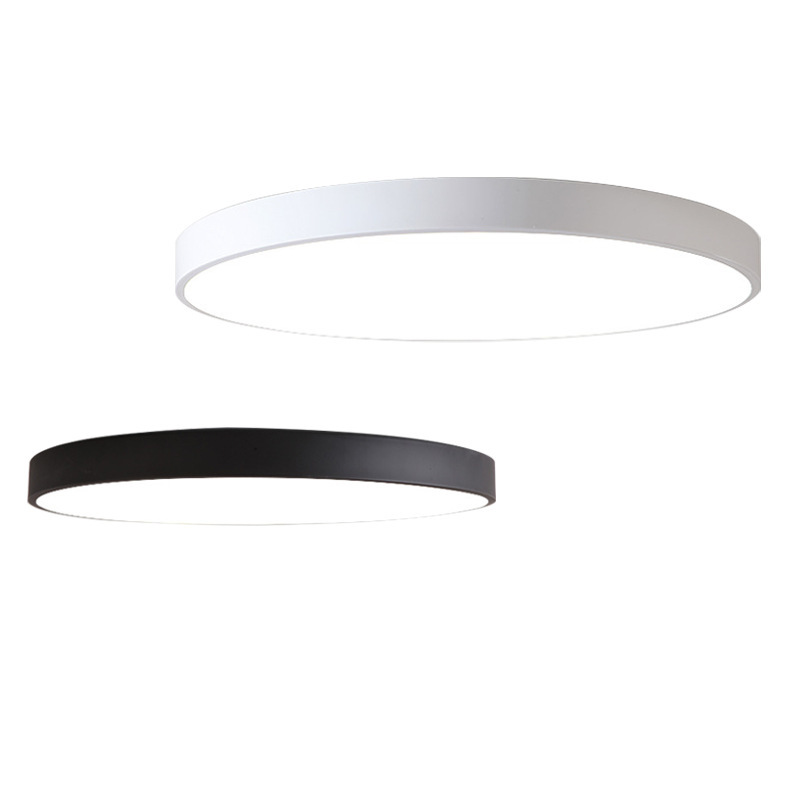 Modern Simple Ultra-Thin LED Ceiling Lamp Round Household Plastic 90 ABS Surface Mounting IP54 Rated 5-Year Warranty App Control