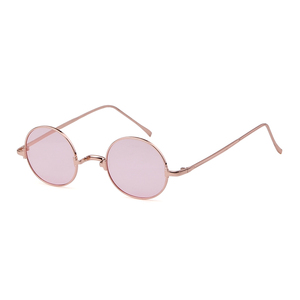 ADE WU STY128U Vintage rond polarisé rétro rond métal cadre lunettes <span class=keywords><strong>de</strong></span> soleil mode Vintage Steampunk lunettes <span class=keywords><strong>de</strong></span> soleil UV400 vente en gros - Product Image 2