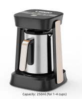 Máquina de Café al por Mayor con Espumador de Leche, Cafetera Turca Multifuncional 4 en 1 de Acero Inoxidable 304, Cafetera Individual