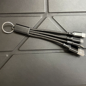 कस्टम यूएसबी केबल <span class=keywords><strong>3</strong></span> 1 फास्ट चार्जिंग 2a 13 सेमी प्रकार सी चार्जर केबल मल्टी यूएसबी पोर्ट के लिए फास्ट चार्जिंग कॉर्ड - Product Image 6