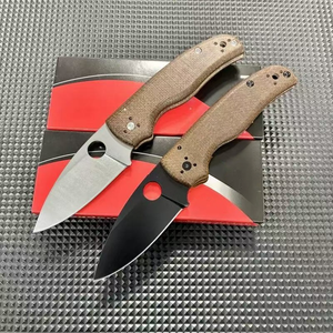 Navaja Plegable con Hoja de Acero S30V, Mango de Lino Micarta, Orificio para el Pulgar, Alta Calidad para Actividades al Aire Libre, EDC, Personalizable OEM - Product Image 6