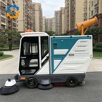 Machine de nettoyage des feuilles et de la poussière pour les trottoirs des parcs municipaux ROD, balayeuse électrique pour routes