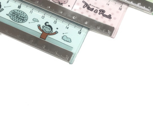 THƯỚC ĐO Chất Liệu Kim Loại In Hình Hoạt Hình Hai Màu Sáng Tạo Khuyến Mại Thước Dạy Học Cho Trường Học & Văn Phòng - Product Image 4