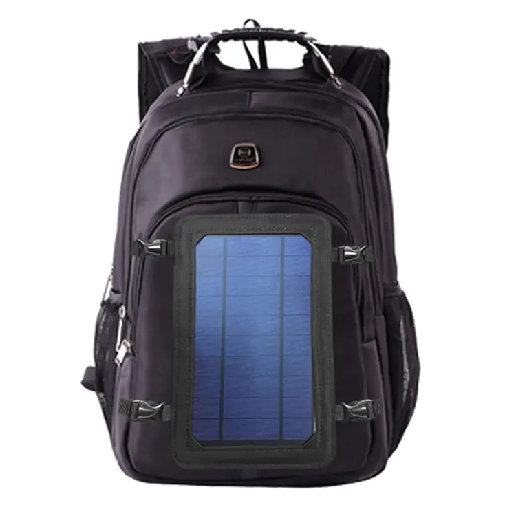 Hiking Solar Backpack with Removable 7 Wall Solar Panel for Smart Phones, Tablets, GPS and GoPro Devices