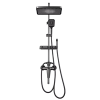 Ensemble de douche en laiton chromé, vente directe usine, avec douchette à main pour salle de bain