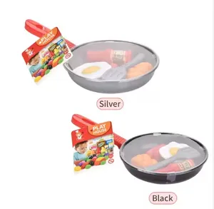 Wholesale Price Children'S Little Chefs Simulation Wok Game Set Pretend Play Pan Kitchen Cooking House Toy For Toddler