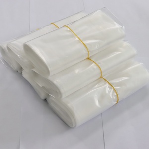 Polyethylene flat bag dustproof large plastic bag LDPE plastic bag for transparent flat bottom packaging