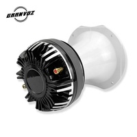 Haut-parleur de voiture avec diaphragme en titane de 2 pouces, diffuseur en aluminium, 300W max, 8 ohms, cornet de 2 pouces