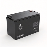 Batterie VRLA Vertiv série D 12V 24-150Ah pour système d'alimentation d'urgence des télécommunications et des chemins de fer
