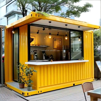 Kiosque de restauration préfabriqué 10 pieds à assemblage rapide, unité de vente alimentaire, abri de pluie pour centre commercial, panneau sandwich