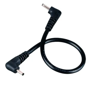 Cabo de alimentação coaxial dc 14awg, com jack de 5521 dc para bateria solar