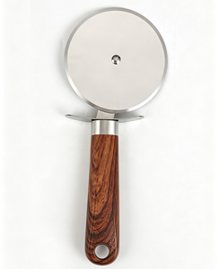 Rotella Tagliapizza <span class=keywords><strong>in</strong></span> Acciaio Inossidabile con Manico Effetto Legno, Multi-Misura, Rotante - Product Image 5