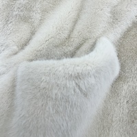 Veste en fausse fourrure mi-longue pour femme, manteau en fausse fourrure avec capuche, personnalisable en taille, couleur et logo