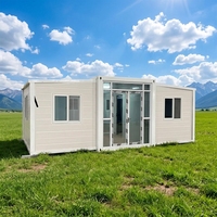 Maison conteneur modulaire préfabriquée australienne extensible de 20, 30 ou 40 pieds avec 2 ou 3 chambres pour bureau ou habitation