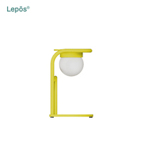 Lampe de table solaire en aluminium moderne pour jardin, résistante aux intempéries, lumière LED solaire pour patio, balcon, éclairage décoratif extérieur commercial
