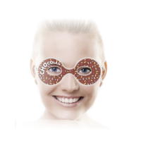 Masque oculaire en gel PVC rafraîchissant Funky Aroma avec couleur et logo personnalisés pour une meilleure qualité de sommeil et la santé des yeux