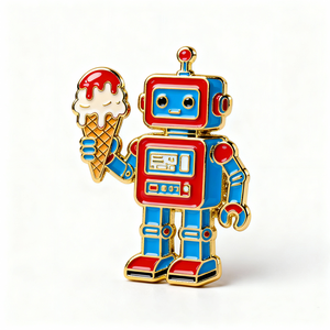 批发无起订量金属别针 3D 感恩节乐队搞笑卡通个性化设计徽章珐琅别针 - Product Image 1