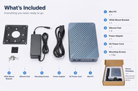 Qotom NAS serveur de stockage 11e génération Intel Core i7 1165G7 processeur haute Performance bureau Portable NAS Mini PC