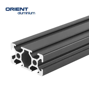 Orient Custom all'ingrosso in alluminio 6063 T5 estrusione Standard europeo 4040 T-slot in alluminio T profilo per la linea di produzione