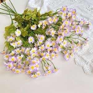 Muyu Chronicles Fleurs artificielles de camomille, 30 têtes, bouquet de marguerites séchées en soie pour la décoration intérieure et les accessoires de photographie - Product Image 3