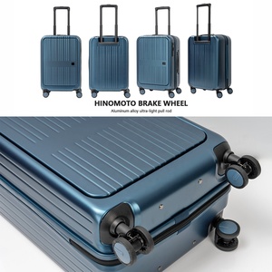 2024 nouveau voyage Durable <span class=keywords><strong>cabine</strong></span> embarquement valise ouverture avant grande capacité chariot valise bagages bagages multi-fonction sacs - Product Image 4