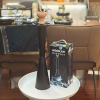 Chicha arabe ultra-légère en plastique, ensemble complet classique, mini chicha pour salon, bar, restaurant, café, fête, club, chicha