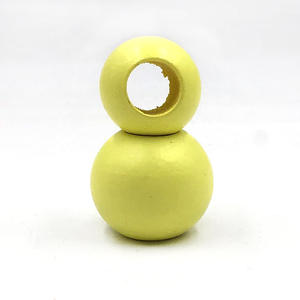 Colorful Round Ball Loose Spacer <b>Beads</b> for Jewelry Making DIY Keychain 20-25MM Large Hole Natural <b>Wooden</b> <b>Beads</b> - Product Image 3