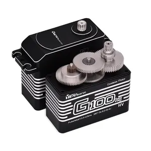 Yipin CLS-G100pro HV 100KG Super couple 12V étanche sans noyau Servo RC pour voitures RC à échelle 1/5 1/6