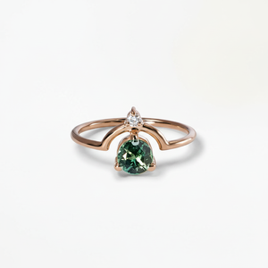 Recién llegado, anillo de banda de diamantes de oro amarillo para mujer con joyería de zafiro de corte medio, certificado GRA disponible, cantidad al por mayor - Product Image 1