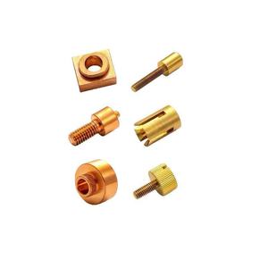 Pièces usinées sur mesure en cuivre Zetai, axe de 200 mm, trou de 100 mm, profondeur de filetage, composants métalliques de précision CNC pour usage industriel - Product Image 4