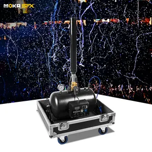 MK-CN13 Stage Confetti Cannon CO2 Big Stadium Stainless steel Shot 25M Streamer DMX Remote Controller Cannon For Celebrations