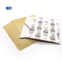Papier abrasif blanc Klingspor, fabriqué en Pologne, 50 pièces, P120, pour polissage manuel et ponçage
