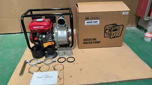 Bomba de Agua a <span class=keywords><strong>Gasolina</strong></span> Industrial de 7HP 170F, de Gran Capacidad (54m3/h), para Drenaje Agrícola - Product Image 2