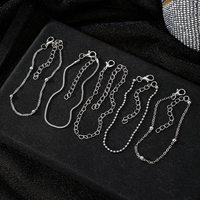 KISSWIFE 2024 nouveau coeur 5 pièces ensemble de bracelets plaqué or géométrique réglable Bracelet pour femmes filles accessoires de mode
