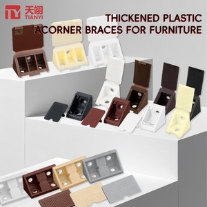 Soportes de Esquina de Plástico ABS para Muebles Pequeños, Conectores para Gabinetes de Cocina, Baño, Comedor, Sala de Estar, Hotel, Dormitorio - Modernos - Product Image 2