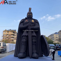 Modèle de guerrier spartiate gonflable géant personnalisé, personnage romain avec épée et bouclier pour la décoration d'événements thématiques et d'expositions