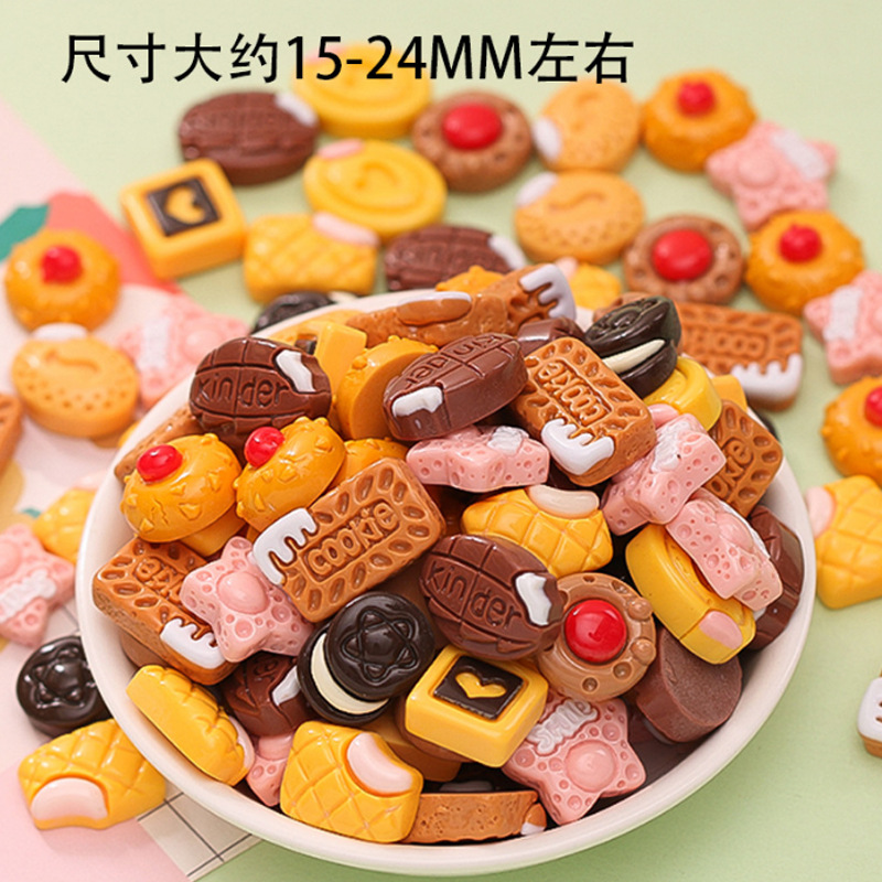 Série de biscuits au chocolat mélangés cheveux au hasard (1)