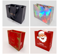 Sacs cadeaux de luxe écologiques en papier d'art, sacs fourre-tout personnalisés imprimés pour emballages cosmétiques, rouges à lèvres, soins de la peau, vente en gros