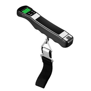 Báscula de Equipaje Electrónica Portátil Mini, Nueva Báscula de Gancho para Bolsas de Viaje de 50 kg con Pantalla LED y Mango de Metal - Product Image 1