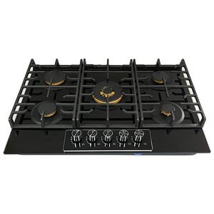 Nhiệm vụ nặng nề gang lưới chất lượng cao Hoàng Gia 5 Burner Glass bếp gas - Product Image 1
