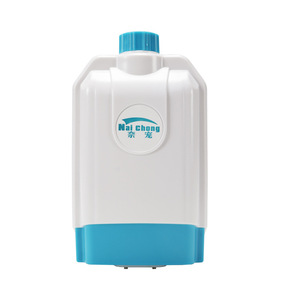 Bomba de aire para acuario, azul y blanca, silenciosa, con alimentación CC, suministro de oxígeno ajustable para estanques y peceras - Product Image 3