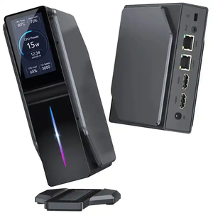 Kantoor <span class=keywords><strong>Computer</strong></span> S1 Rgb Licht Lcd-Scherm Mini Pc Intel N100 Gaming Pc Met Magnetische Beugel - Product Image 6