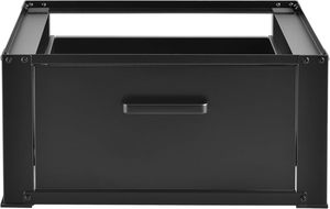 Cadre de base en métal en acier d'emballage de vente par correspondance noir avec armoire à tiroirs pour laveuse et sécheuse - Product Image 6