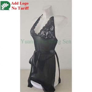 Pigiama da donna trasparente pigiama Set pizzo notte fuoco esotico sposa <span class=keywords><strong>Sexy</strong></span> trasparente - Product Image 4