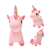 Enfants peluche licorne poupée gros animal en peluche peluche licorne prix de gros licorne motorisé peluche